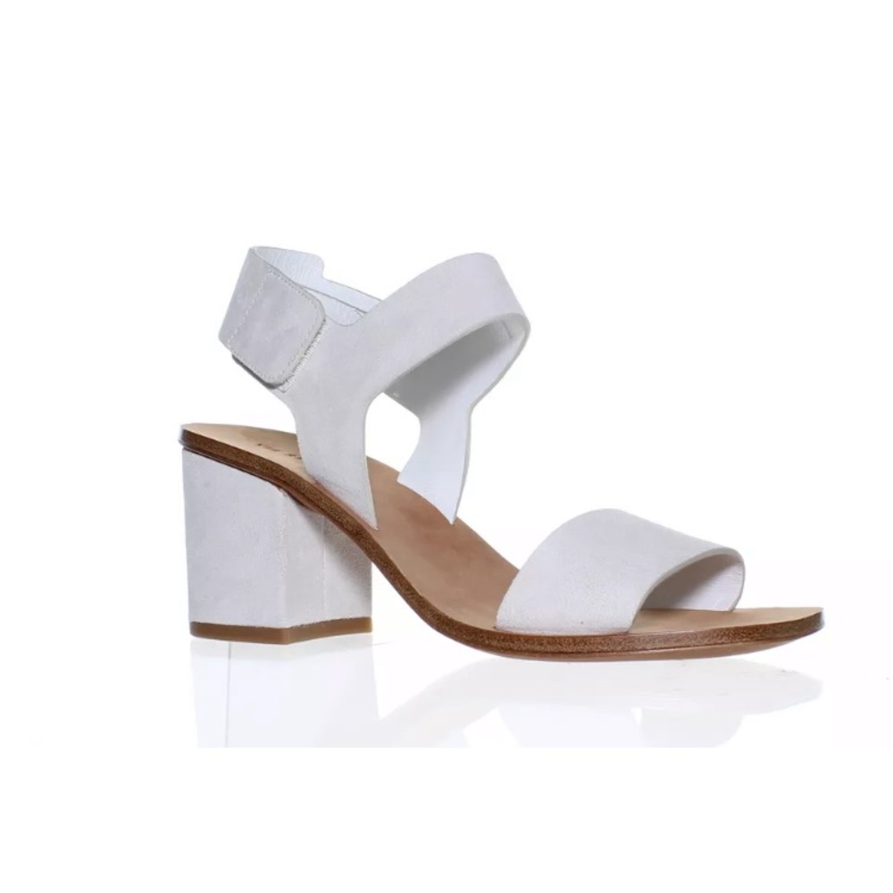 VIA SPIGA KAMILLE WHITE ANKLE STRAP HEEL SIZE 4